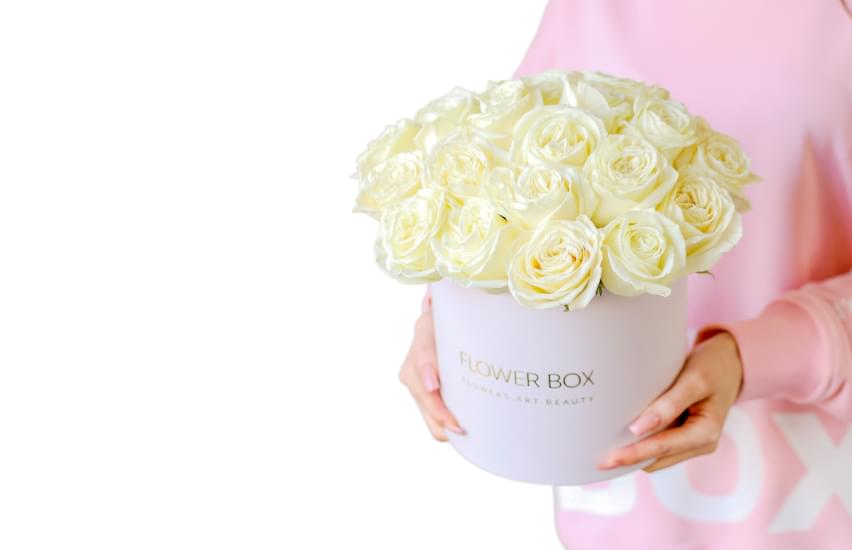 Букеты в коробке